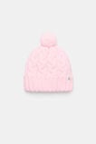 Cable Knit Beanie  Pink Lemonade  hi-res