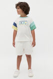 Panelled Logo Tee  Multi  hi-res