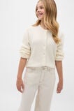Fluffy Knit Cardigan  Classic Cream  hi-res