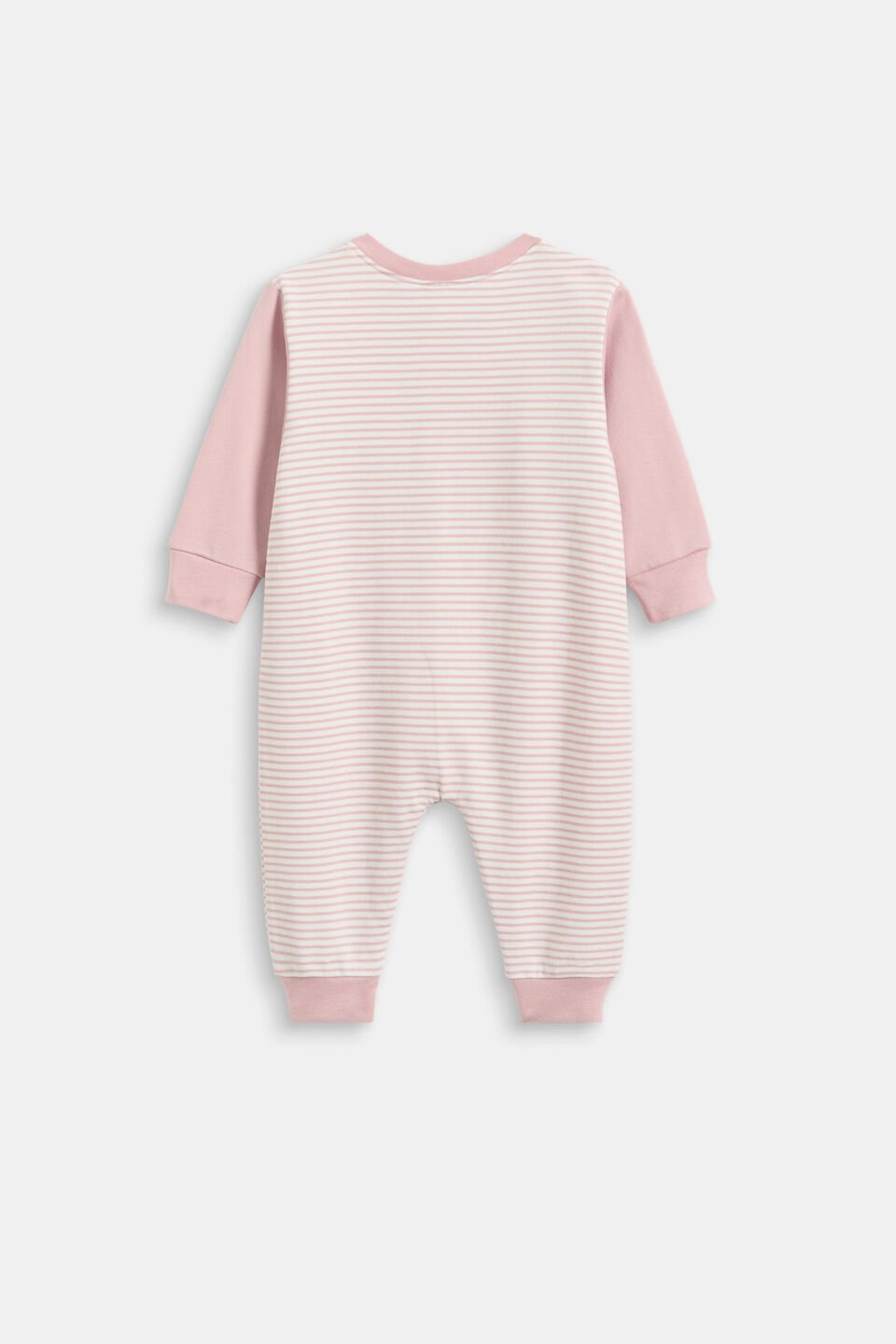 Logo Stripe Jumpsuit  Blush Pink