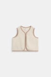 Teddy Vest  Oat  hi-res