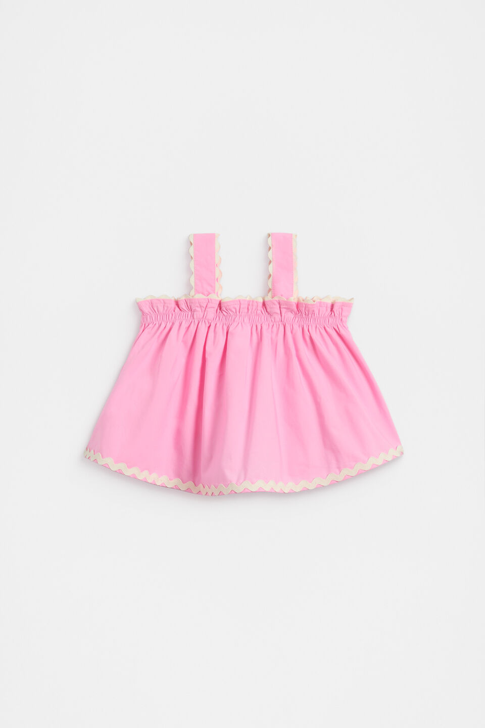 Ric Rac Top  Candy Pink