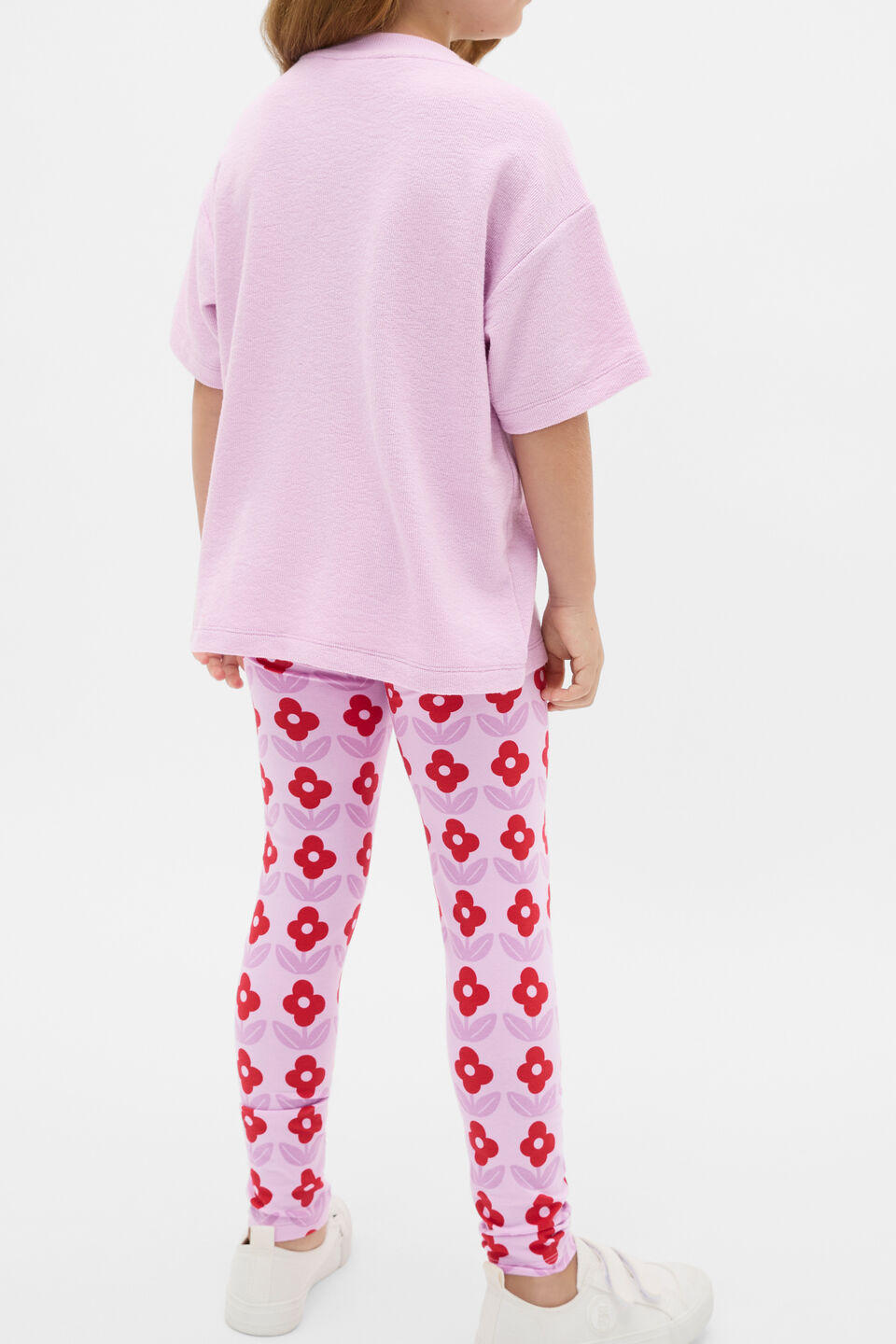 Floral Tee  Orchid