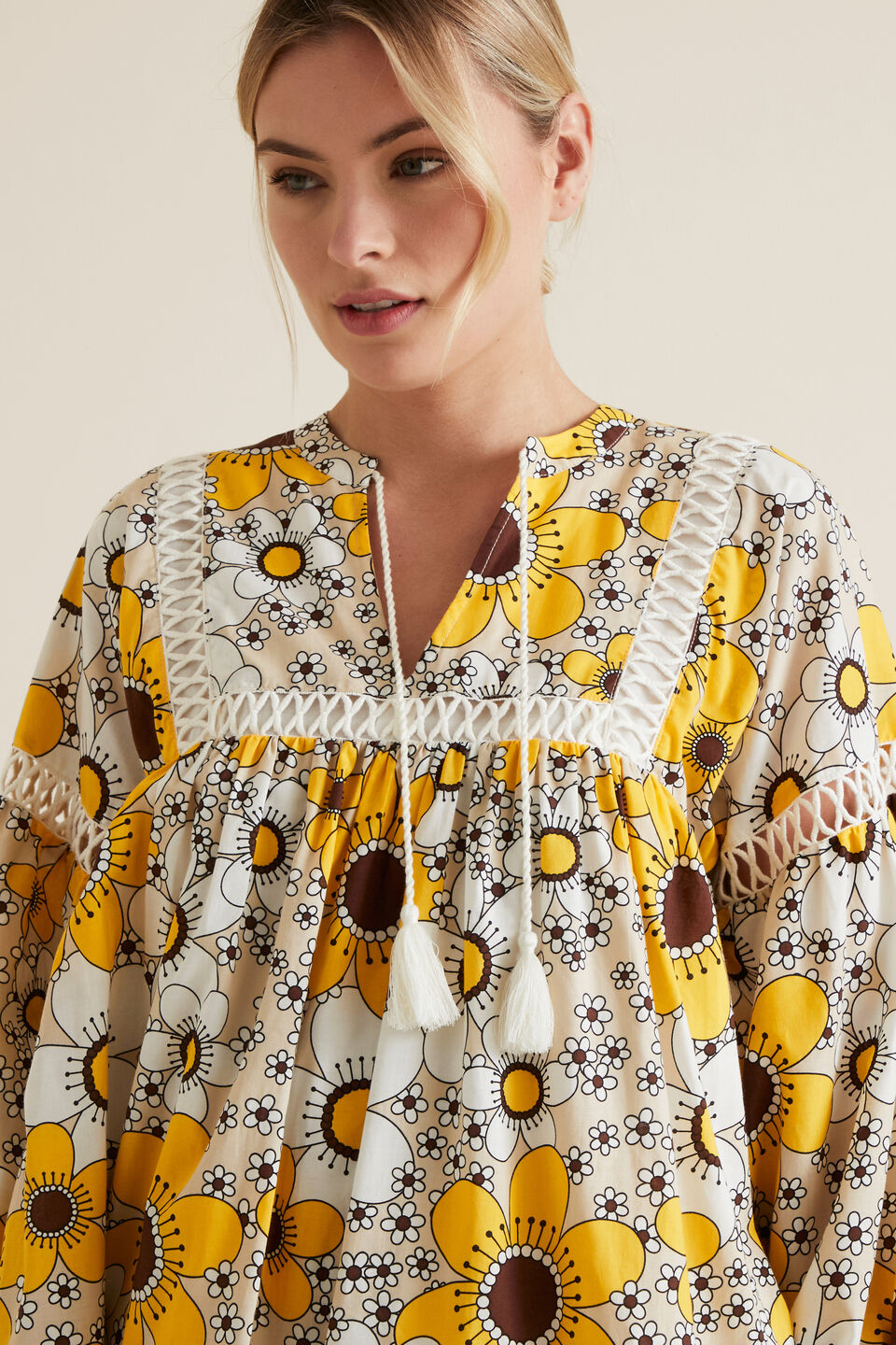 Retro Floral Dress  