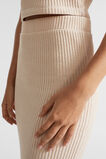 Two Tone Rib Skirt  Soft Wheat  hi-res