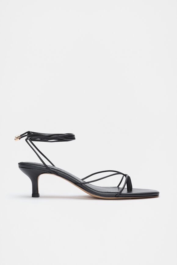 Stevie Lace Up Heel  Black  hi-res