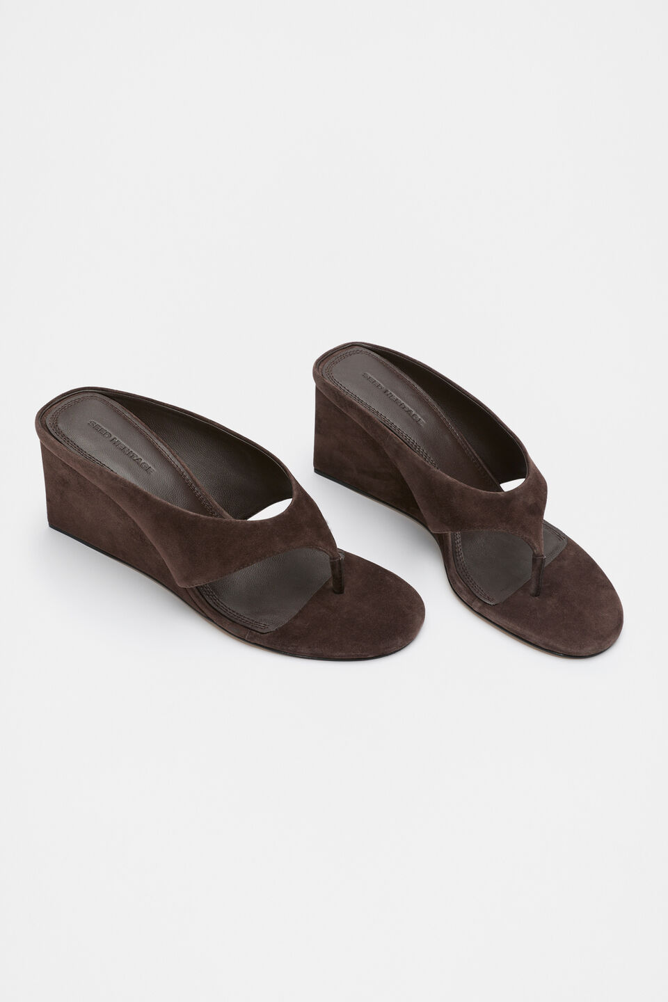 Tove Wedge Heel  Chocolate