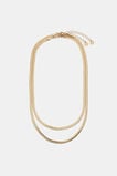 Double Layer Necklace  Gold  hi-res
