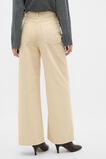 Overdyed Palazzo Jean  Vanilla Cream  hi-res