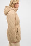 Quilted Drawcord Jacket  Sandstone  hi-res