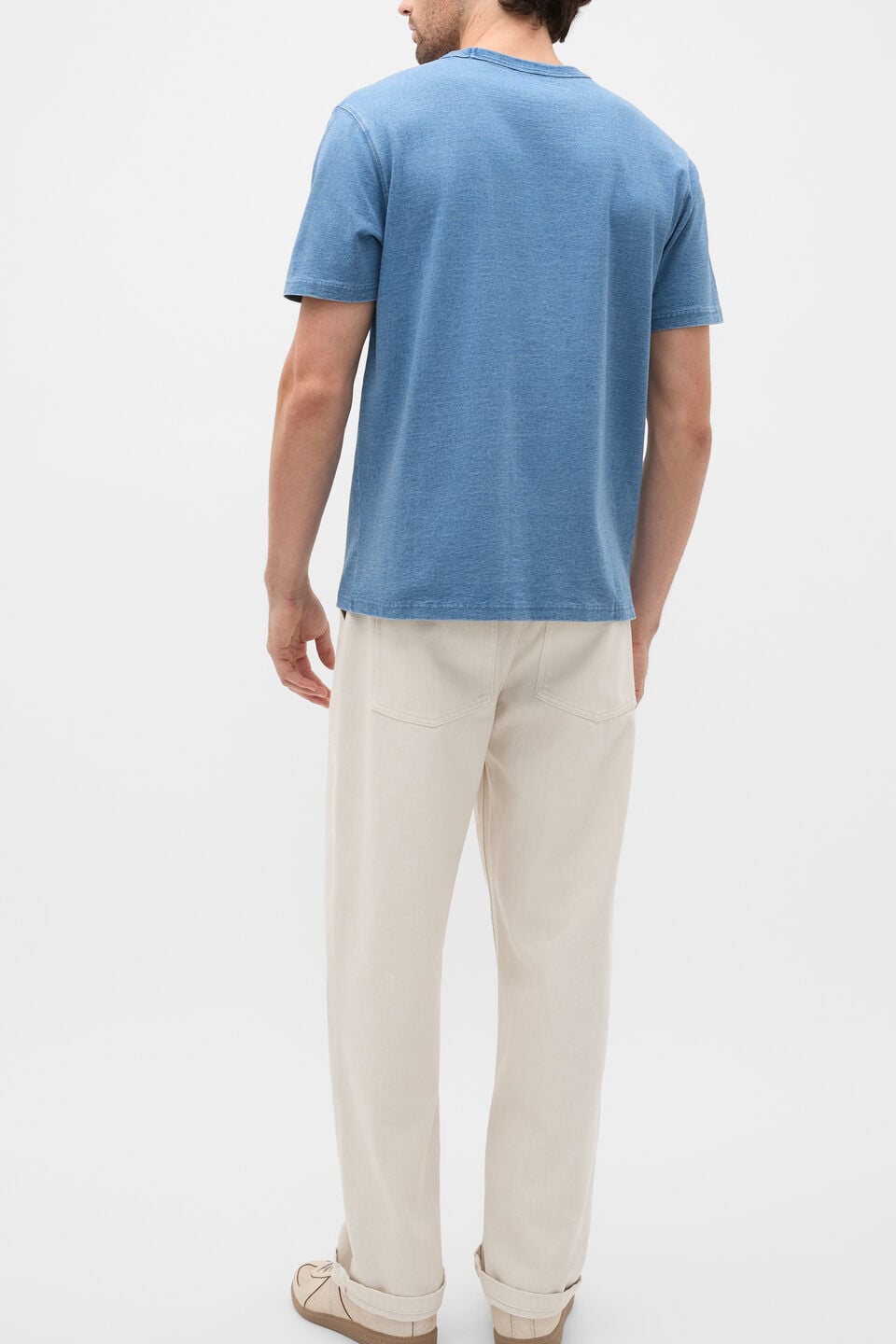 Indigo Crew Tee  Indigo