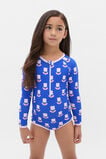 Floral Rashsuit  Cobalt  hi-res