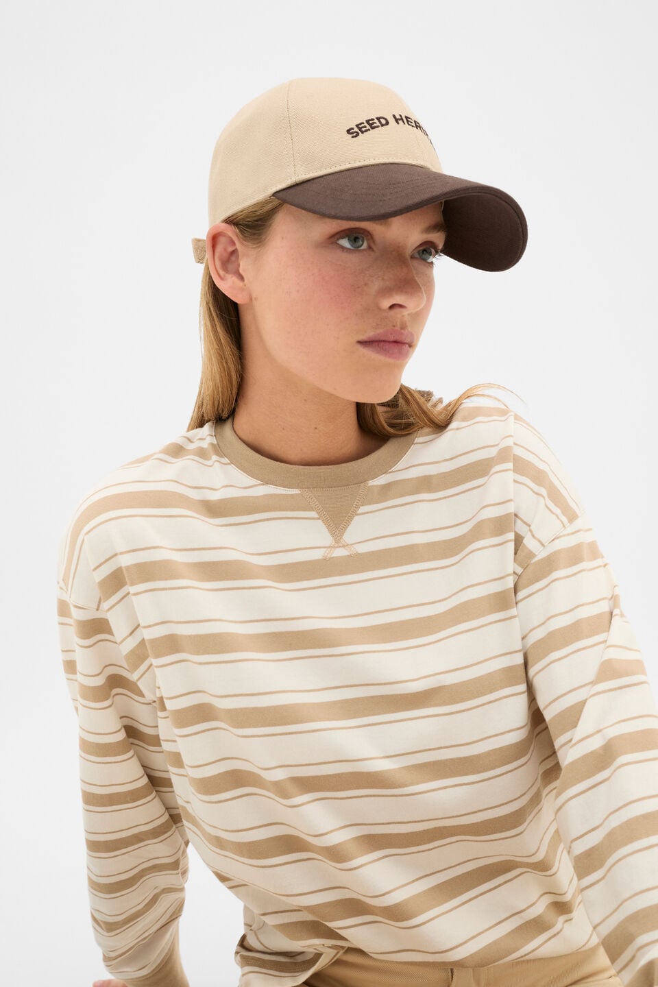 Two Tone Cap  Sandstone