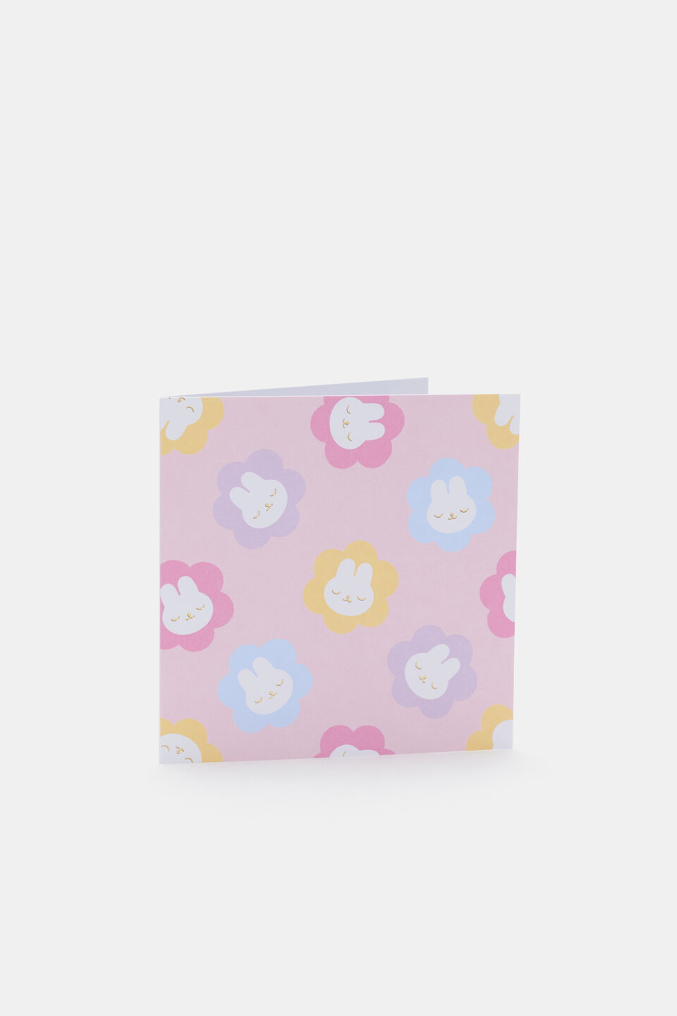 Bunny Flower Card  Multi