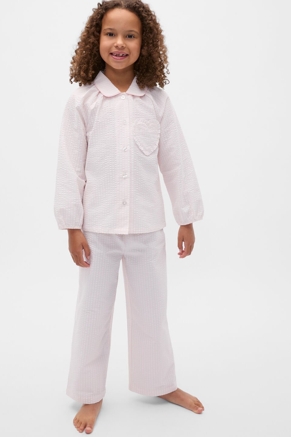 Stripe Woven Pyjama  Pink Lemonade