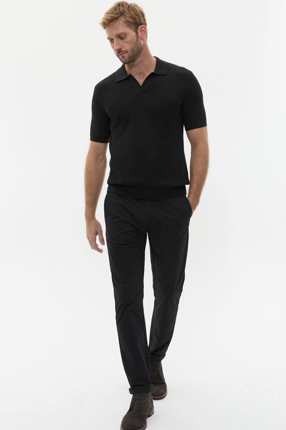 Classic Trophy Polo  True Black