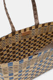Paper Woven Market Bag  Vintage Indigo  hi-res