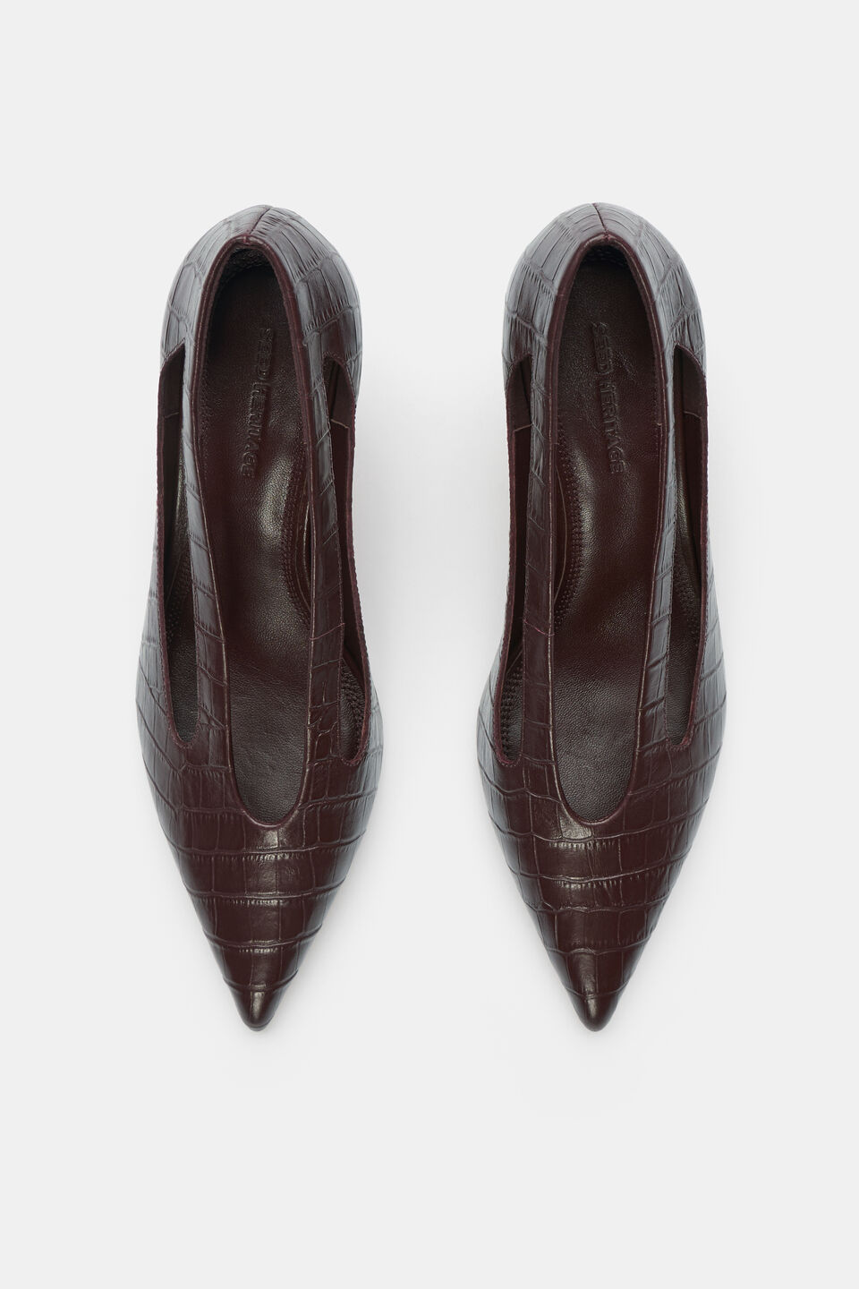 Mia Pump  Dark Plum