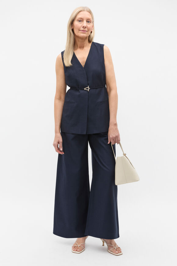 Tailored Drapey Pant  Twilight Blue  hi-res