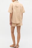 Crochet Pocket Shirt  Ecru  hi-res