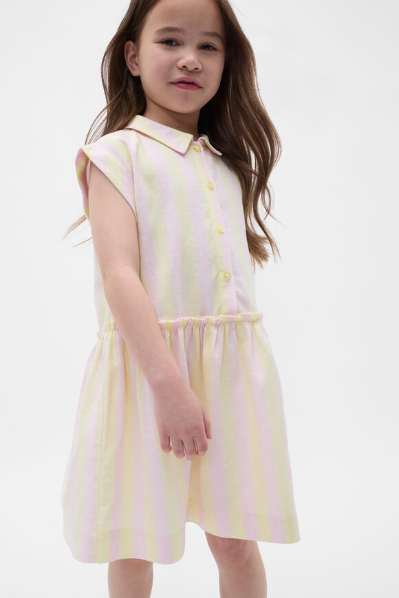 Stripe Dress  Lemongrass  hi-res