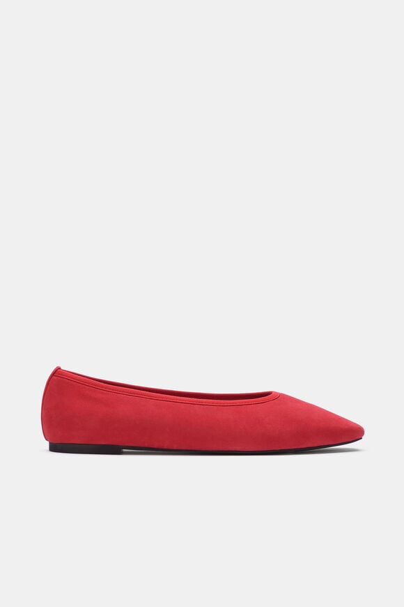 Jordan Square Toe Ballet  Poppy Suede  hi-res