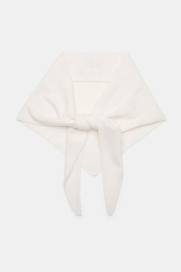 Triangle Scarf  Coconut Cream  hi-res