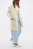 Rib Knit Mid Length Poncho  Mist  hi-res