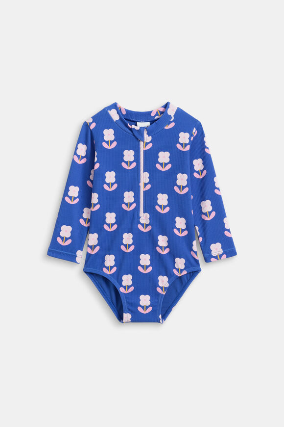 Floral Rashsuit  Cobalt  hi-res