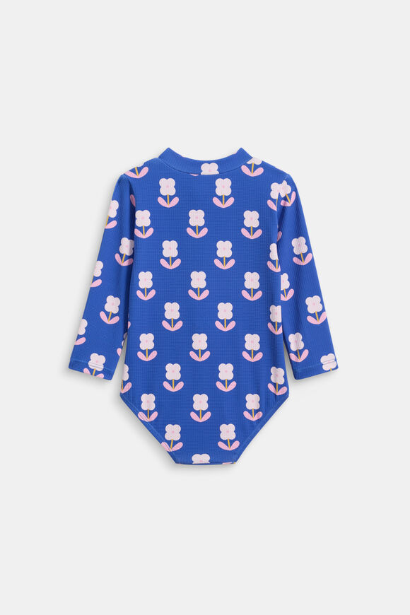 Floral Rashsuit  Cobalt  hi-res