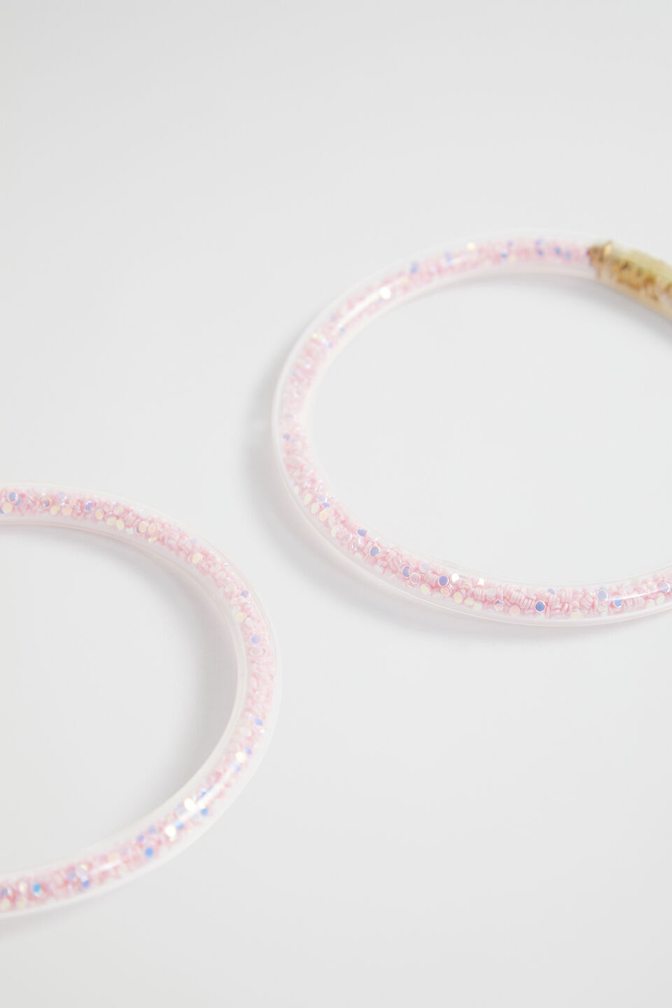 Glitter Bangle Pack  Pink