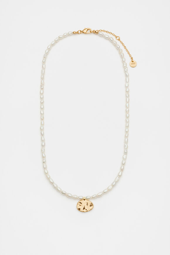 Pearly Pendant Necklace  Pearl  hi-res