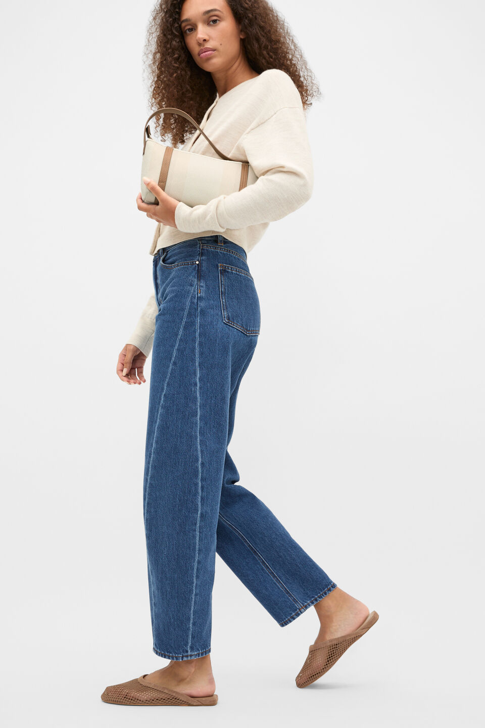 Marley Mesh Mule  Mink