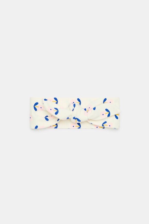 Floral Fabric Headband  Classic Cream  hi-res