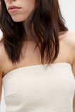 Tweed Longline Bodice  Vanilla Cream  hi-res