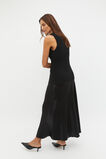 Crepe Rib Button Down Vest  Black  hi-res