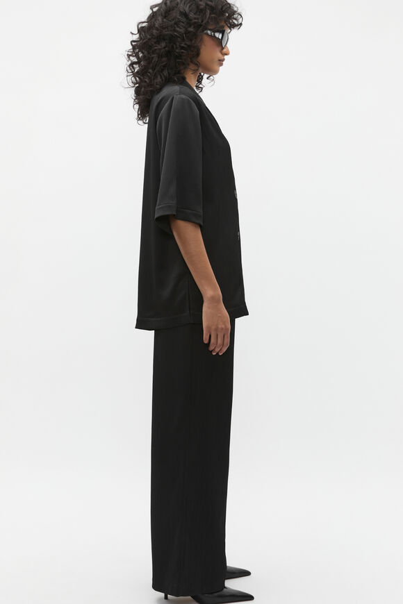 Plisse Pant  Black  hi-res