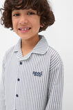 Stripe Woven Pyjama  French Navy  hi-res