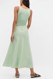 Linen Minimalist Skirt  Eucalyptus  hi-res