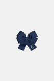 Grosgrain Initial Bow Duck Clip  C  hi-res