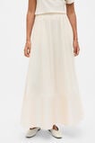 Jersey Spliced Midi Skirt  Coconut Cream  hi-res