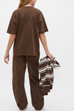 Oversized Logo Tee  Chocolate  hi-res