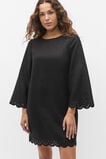 Scallop Broderie Mini Dress  Black  hi-res