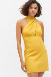 Linen Halter Mini Dress  Sundaze  hi-res