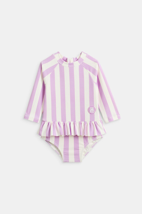 Stripe Rashsuit  Orchid  hi-res