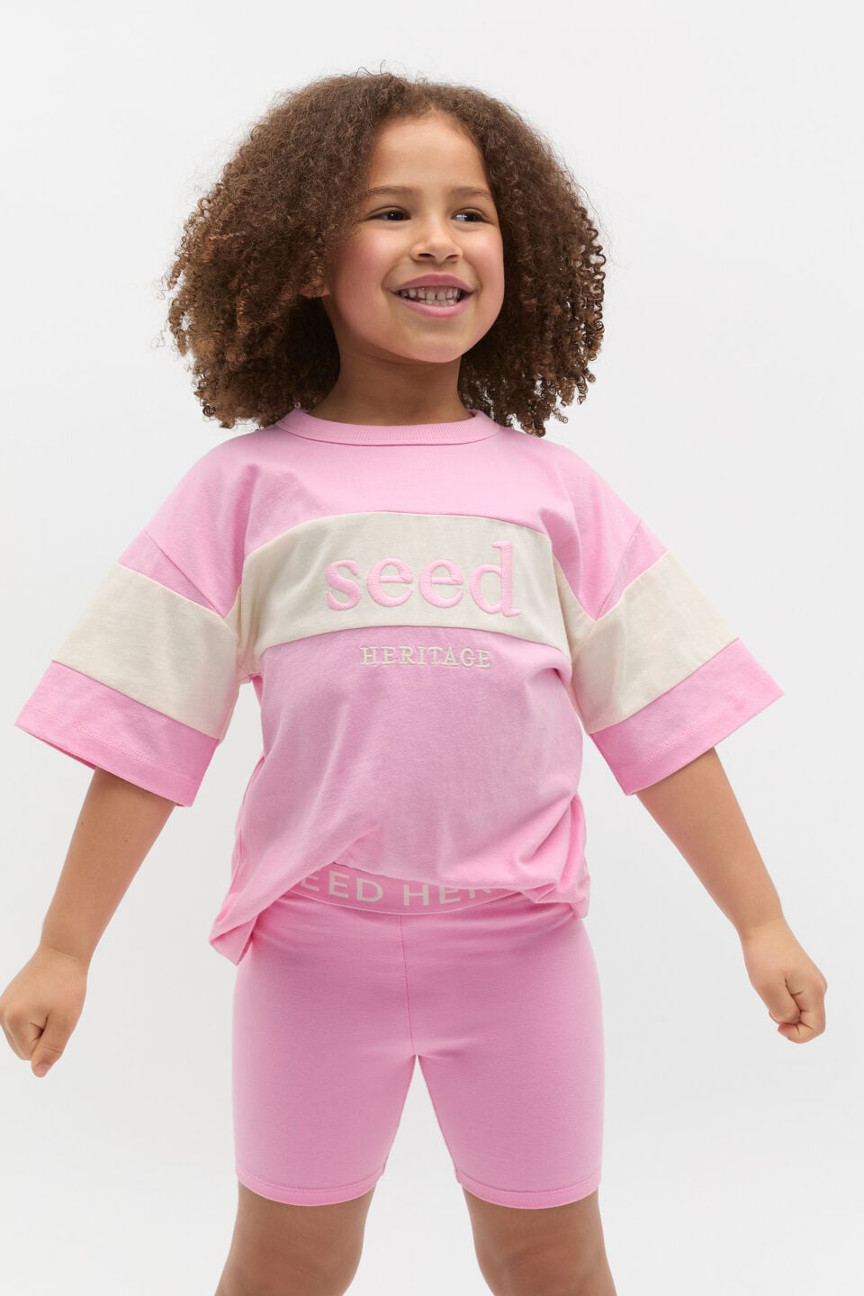 Relaxed Logo Tee  Candy Pink