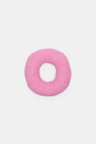 Pink Boucle Initial Cushion  O  hi-res