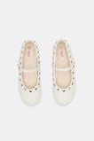 Stud Detail Ballet  Classic Cream  hi-res
