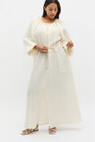 Crushed Gathered Maxi Dress  Buttercream  hi-res