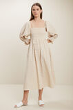Gingham Puff Sleeve Dress  Biscotti Gingham  hi-res